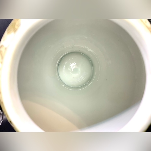 Andrea by Sadek Porcelain Ceramic Floral Hand-painted Vase from Japan - Vintage - Picture 5 of 6